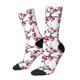 thumbnail image 1 of Balery Cherry Blossoms Calcetas Largas con Estampado para Hombre y Mujer – Suaves y Transpirables, Talla Única (US 5-11), 1 of 6
