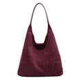 thumbnail image 1 of Bolso Hombro para Mujer Ante Mano Sencillo Hobo Vintage Bolsos Con Asa Superior, 1 of 9