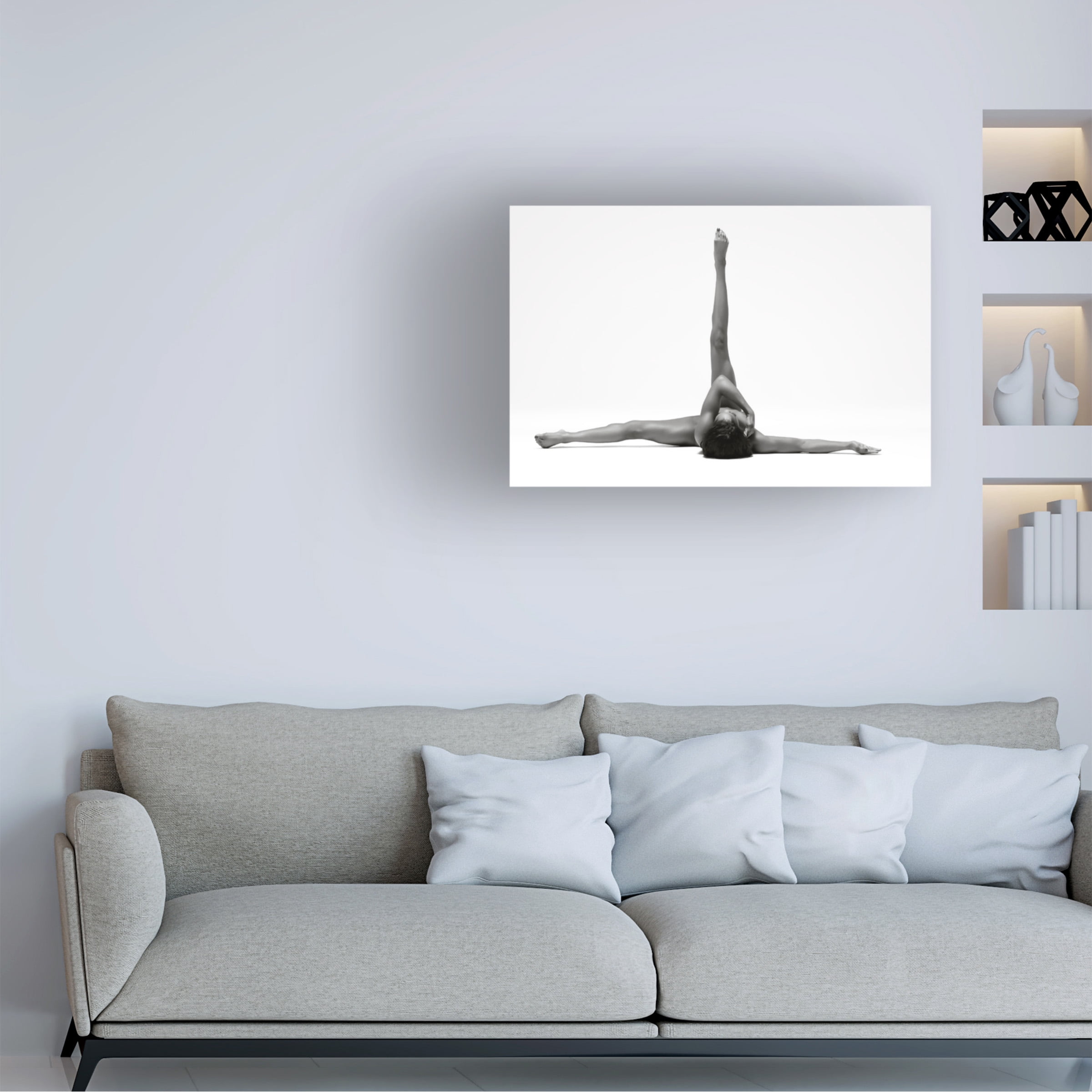 Trademark Fine Art Ross Oscar Body Star Canvas Wall Art - 30x47