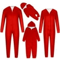 thumbnail image 4 of Christmas Family Pajamas Matching Sets Long Sleeve Zip up Holiday Nightwear Christmas Holiday Outfit Sleepwear, 4 of 6