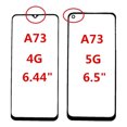 thumbnail image 1 of BENCHUAN Front Glass Panel for Oppo A72 A73 A74 A76 A77 A77s Black, 1 of 7