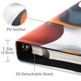 thumbnail image 3 of FORMRS 3 Ring Photo Album 4"x6" Self Adhesive Large Capacity PU Leather Cover, Abstract Wavy, 3 of 8