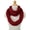 Burgundy, variant on Premium Winter Glitter Knit Infinity Loop Circle Scarf
