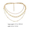 thumbnail image 2 of 1Pc Creative Pearl Pendant Necklace Clavicle Chain Women Jewelry Accessory, 2 of 8