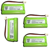 HQRP Phone Battery 4-Pack Works with VTech BT-5632 / BT-5872 / 89-1333-01-00, LS5145 / 5145, LS5105 / 5105, LS5146 / 5146