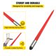 thumbnail image 3 of VEVOR Hay Spear 32" Bale Spear 1350 lbs Capacidad, Bale Spike Quick Attach Square Hay Bale Spears 1.4" Wide, Red Coated Bale Forks, Bale Hay Spike con tuerca hexagonal y manga para cubos Tractores, 3 of 9