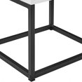 thumbnail image 3 of BIKAHOM Table de Chevet Simple et Moderne avec Tiroir et Étagère, Blanc, 3 of 6