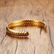 thumbnail image 5 of Pulsera para mujer Yuyangstore Brazalete abierto dorado, 5 of 8
