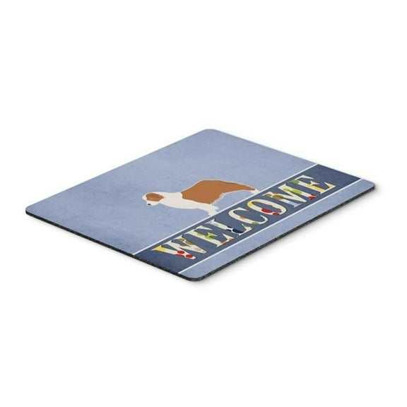 Australian Shepherd Dog Welcome Mouse Pad, Hot Pad or Trivet