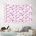 thumbnail image 6 of Easygdp Breast Cancer Awareness4 Tapestry Wall Hanging, Wall Tapestries for Bedroom Aesthetic Living Room Office Decor 60x40in, 6 of 8