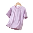 thumbnail image 6 of TGPMGRZ Boys Rash Guard Short Sleeve Quick Drying Swimwear Tops Youth SPF Surfing Purple 16-17 Years, 6 of 8