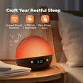 thumbnail image 6 of FortuneKey Trading RestOnn Sunrise Alarm Clock - Sunset Sound Machine, 7-Day Programmable Dual Alarms - White Noise, Wireless Speaker, Amber Night Light, Smart App Control, 6 of 10