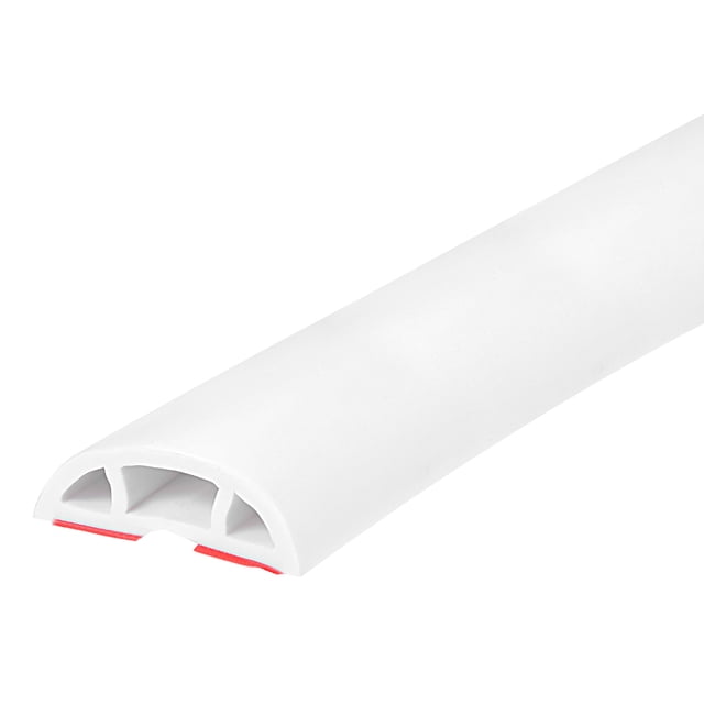 Uxcell Floor Cord Cover Cable Protector Cable Management for Home Office White 3.3 ft