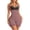 Brown, variant on Womens Shapewear Waist Trainer Abdomen Control Lift Adjustable Straps Zipper Closure Weight Loss Helper Brown XS