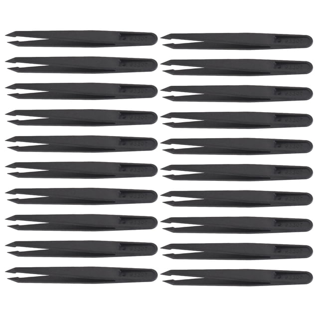 Repair Tweezers20Pcs Tweezers Anti‑Static Carbon Anti Static Tweezers Tweezers Modern Innovation