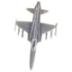 thumbnail image 5 of Colección de juguetes de rompecabezas de caza ensamblados en 4D a escala 1/144, modelo de simulación de aviones de juguete F20, 5 of 8