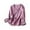 Purple, variant on Bmisegm Women Ethnic Style Embroidered Top Loose Fit Clothing Linen Blend Bohemian Blouse Navy 3XL=5