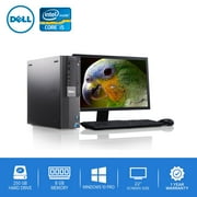 Restored Dell PC Computer Desktop CORE i5 3.0GHz 8GB 250GB HD Windows 10 w/ 22" LCD (Refurbished)