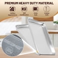 thumbnail image 3 of BIEAMA 6 Pack 10" × 13" Baking Sheet Pan Aluminum Commercial Pan for Oven Freezer Bakery Hotel Restaurant, 3 of 7