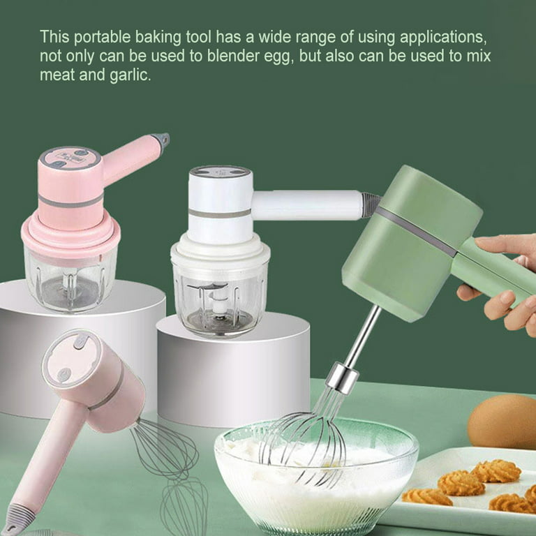 Wireless Electric Egg Mixer Blender Portabl Hand Food Mixer 3