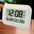 thumbnail image 4 of 2X Digital Wall Clock Battery Operated Simple Temperature Calendar Date Day Office, 4 of 10