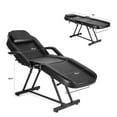 thumbnail image 2 of Artist Hand Adjustable Black Massage Table Salon Barber Chair Spa Bed with Stool, 2 of 8
