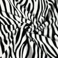 thumbnail image 5 of Zebra Print Fleece Flannel Twin Size Blanket(60x80inch) with Zebra Storage Pouch,300 GSM Double Sided Super Soft Bed Throw, Blanket for Adults,Black and White Lightweight Fuzzy Home Decor, 5 of 5