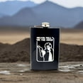 thumbnail image 3 of 8oz BLACK Never Tell Me the Odds Flask, 3 of 6