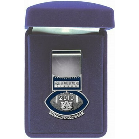 - Auburn Tigers 2010 BCS National Champions Football Logo Money Clip