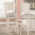 thumbnail image 2 of Pemberly Row 45.25" Wood Contemporary Bar Stool in Sea White, 2 of 3