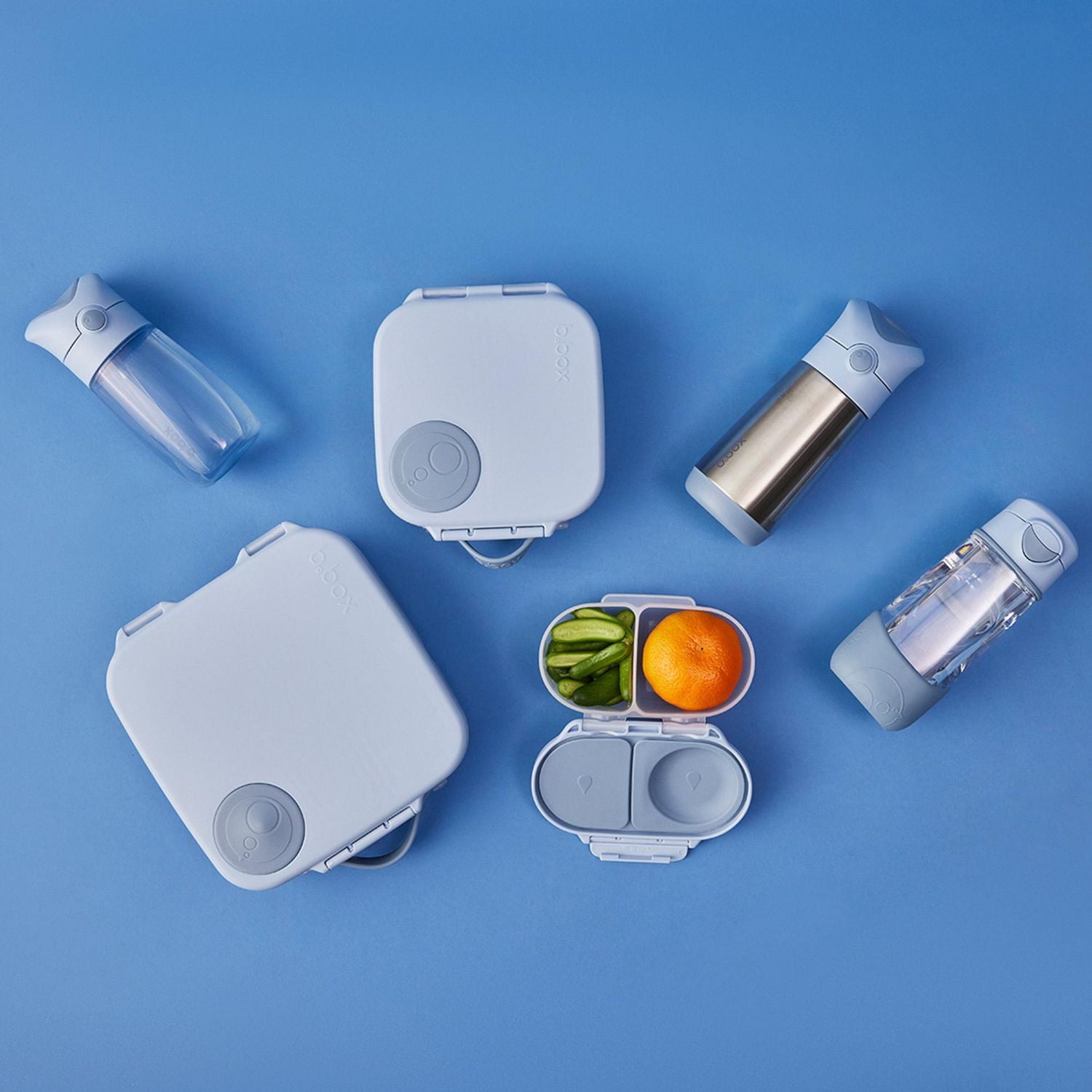 b.box - 380mL Drink Bottle Junior Modern Water Bottle with Flip Straw for Toddlers & Kids. Spill Proof, Leak Proof, BPA Free. Great for School/Daycare or Next Step after Sippy Cups