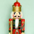 thumbnail image 4 of Figura de Cascanueces de Navidad de madera, estatua de pie de 14 pulgadas, figurita de Cascanueces tradicional para decoración de regalo para SM SunniMix figura del soldado cascanueces, 4 of 8