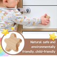 thumbnail image 5 of Boho Dresser Knobs-12Pack Wood Drawer Knobs Star-Shaped Wooden Pulls with 24Screws for Cabinet,Furniture, 5 of 6