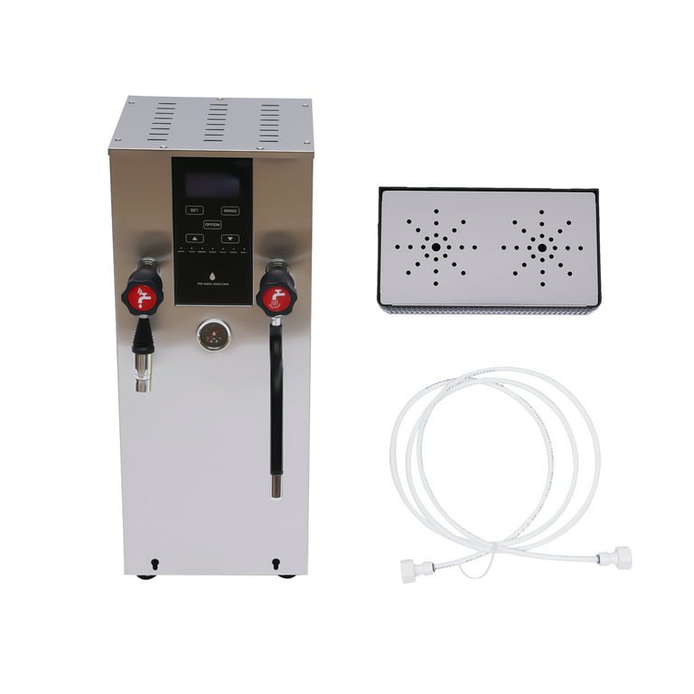 DENEST 4 in 1 Commercial Coffee Machine Coffee Milk Espresso Steam Water  Boiling Machine 110V 12L