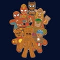 thumbnail image 2 of Men's Marvel Avengers Ginger Cookie Group Shot  Pull Over Hoodie, 2 of 4
