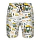 thumbnail image 3 of Balery Transportation Cartoon Traje de Baño Estilo Hawaiano para Hombre, Shorts de Secado Rápido con Bolsillos-Medium, 3 of 6