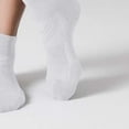 thumbnail image 4 of AHTJRT Men's Ankle Socks with Cushion Outdoor Moisture Wicking Gym Sport Athletic Running Socks for Active Daily Wear White Free Size, 4 of 5