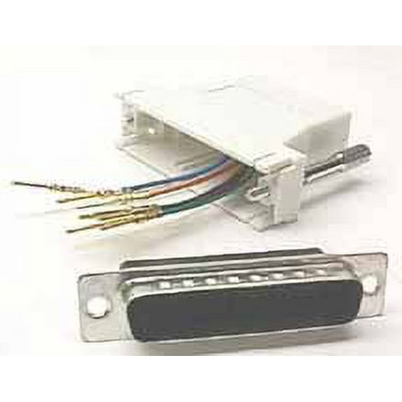IEC DB25M-RJ4508-WH DB25 Male to RJ4508 Adapter White