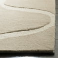 thumbnail image 3 of SAFAVIEH Cambridge Jared Geometric Wool Area Rug, Light Beige/Ivory, 5' x 8', 3 of 8
