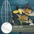 thumbnail image 4 of SKISUNO Barbacoa Herramienta Con Cesta De Malla Antiadherente Para Asar Y Pan Color Plateado, 4 of 8