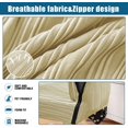 thumbnail image 4 of Office Chair Covers, Stretch Computer   Modern Simplism Style High Back Chair Slipcover (Beige), 4 of 6