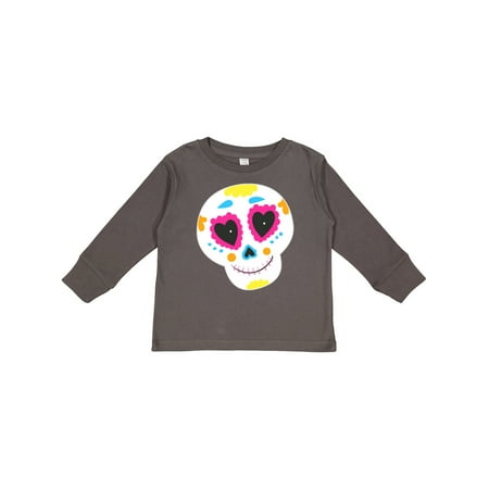 

Inktastic Decorated Skull Gift Toddler Boy or Toddler Girl Long Sleeve T-Shirt