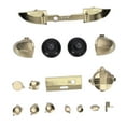 thumbnail image 2 of Juego completo de botones para mando de juego, mangos de repuesto galvanizados, accesorios para Xbox Series XGold, 2 of 14
