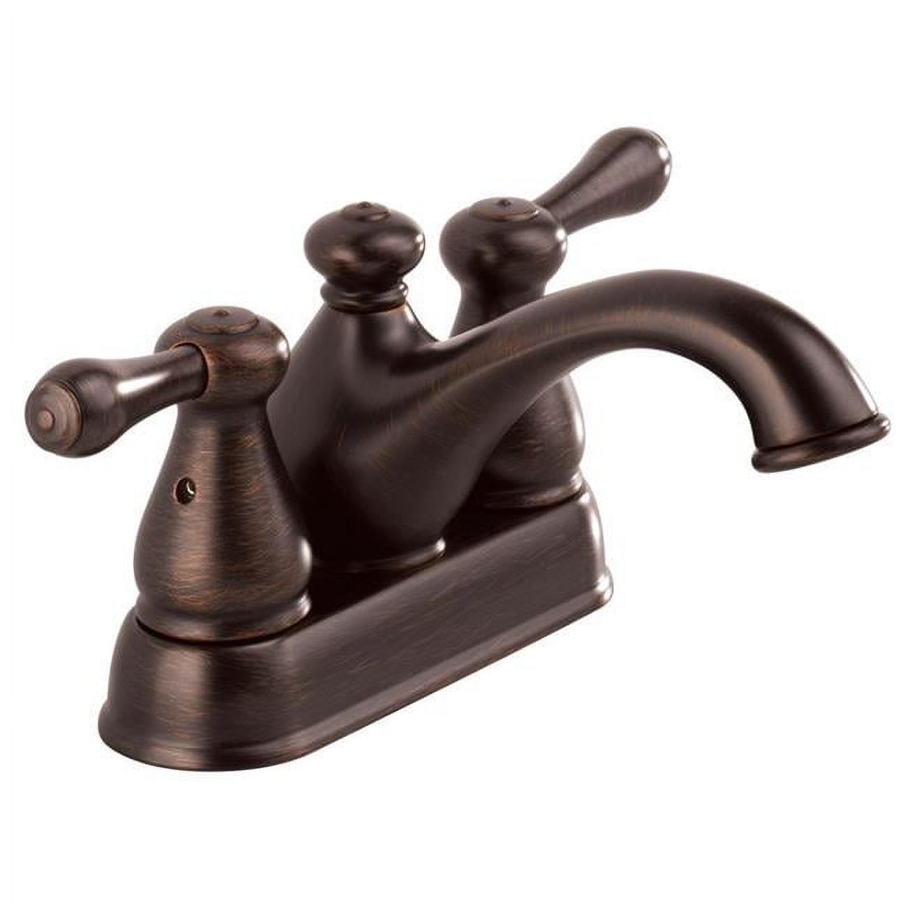 Delta Leland Waschtischarmatur – 2 Griffe, Centerset, Chrom, 1,5 GPM, Wassersparend
