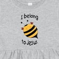 thumbnail image 4 of Inktastic I Belong to Jesus Girls Baby Dress, 4 of 5
