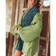 thumbnail image 3 of Sherrylily Women Chunky Cardigan Cable Knit Loose Open Front Sweaters Coat, 3 of 5