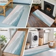 thumbnail image 5 of Ocean Beach Washable Area Rug 2x6 Summer Waves Gradient Boho Low-Profile Area Rugs with Non Slip Backing Indoor Floor Carpet for Entrance Living Room Bedroom Home Office, 5 of 9