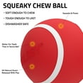 thumbnail image 6 of Playology Dog Toys | Squeaky Chew Ball, Beef Scented Toy - Jumbo, 6 of 6