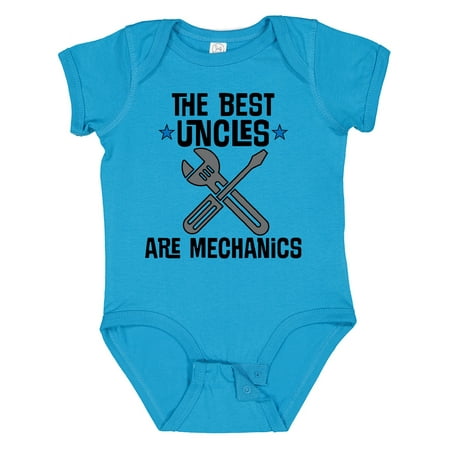 

Inktastic Best Uncles Are Mechanics Boys or Girls Baby Bodysuit