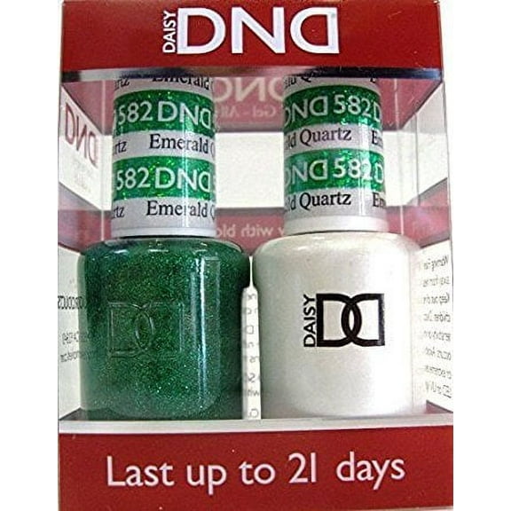 DND Nail Polish Gel & Matching Lacquer Set (582 - Emerald Quartz)